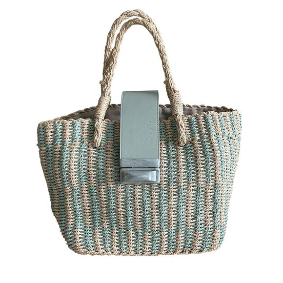 Btb Los Angeles Straw Tote - Picture 2 of 10